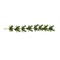 KSA Needle Pine rope Artificial Christmas Garland - 4ft - Unlit